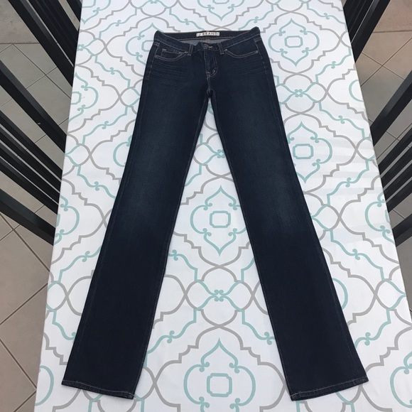 33.5”💙👖LIKE NEW! J BRAND!👖💙25 0 LONG TALL DARK - Picture 5 of 8